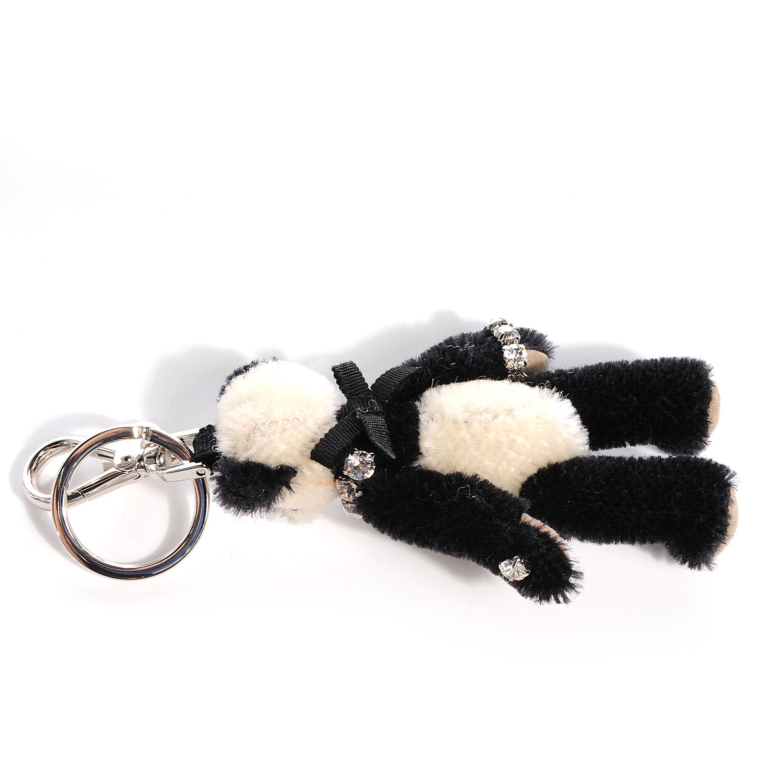 Prada Crystal Teddy Bear Keychain 4 of 6