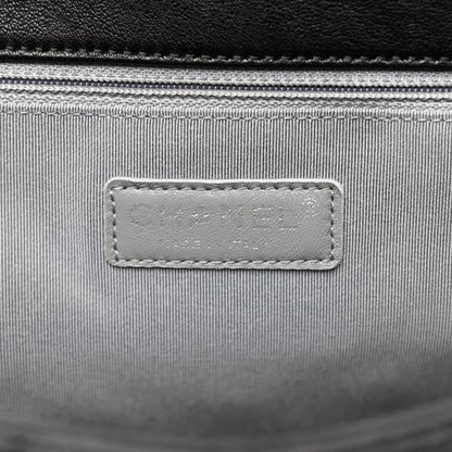 Chanel Washed Lambskin Quilted Maxi Chain Around Flap Black 6 of 9