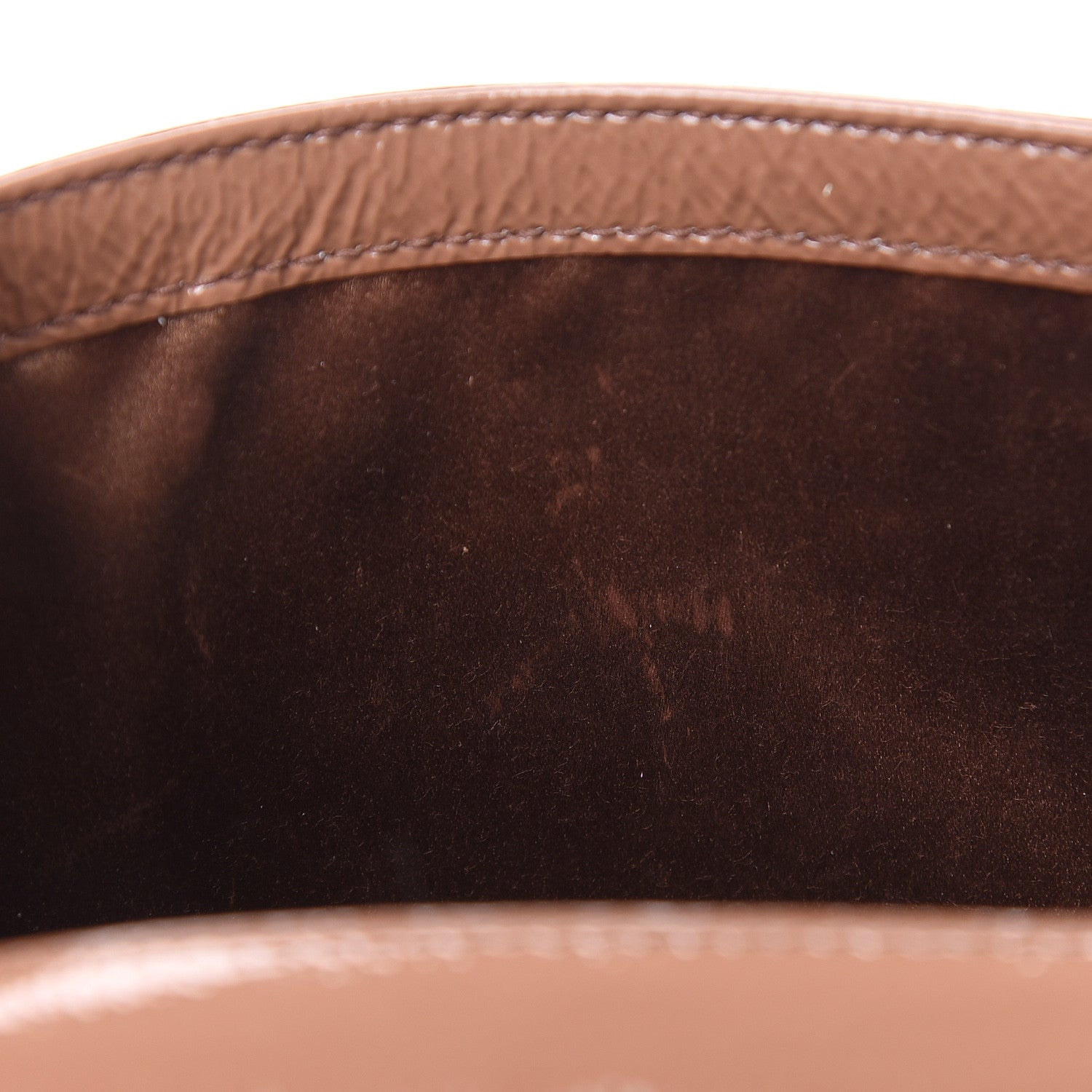 Saint Laurent Textured Patent Calfskin Monogram Large Belle De Jour Clutch Nude 12 of 14