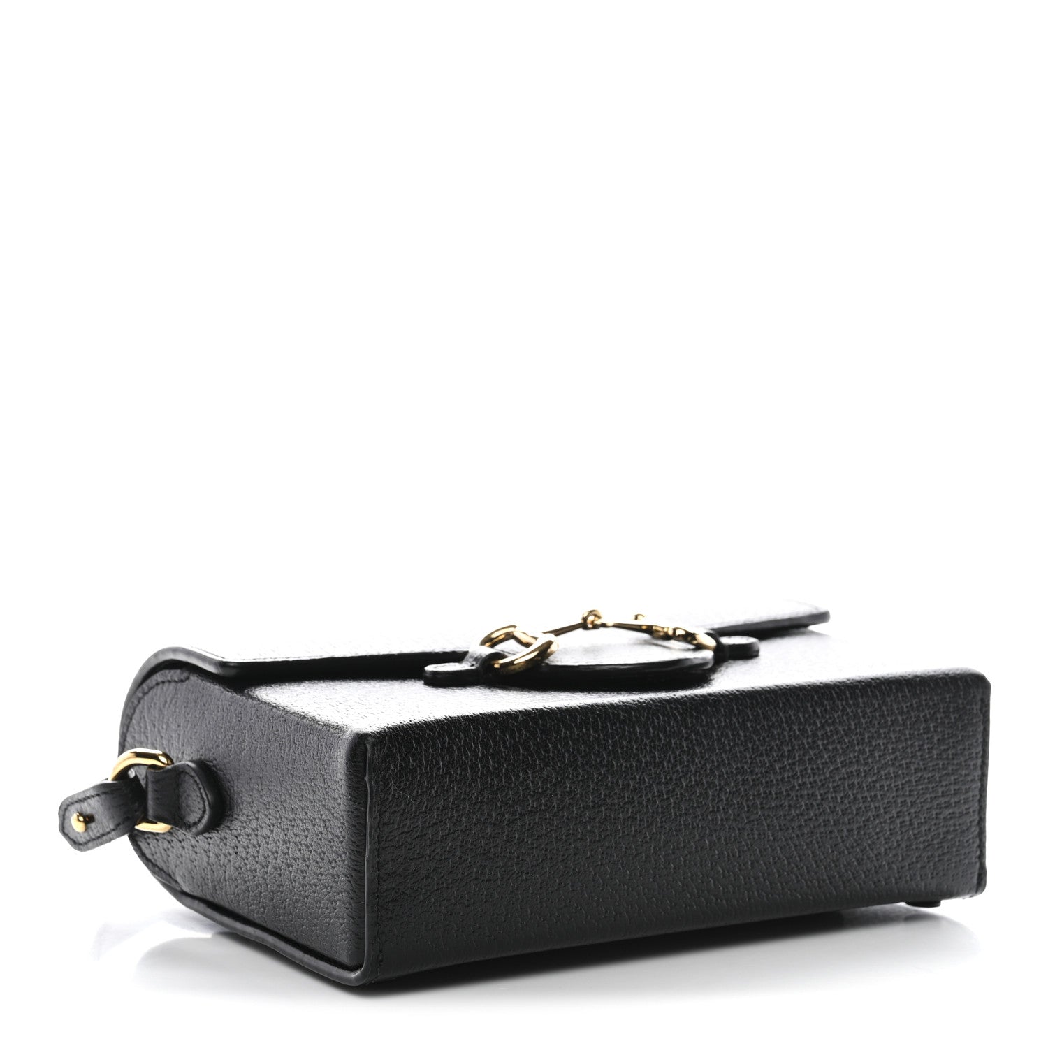 Gucci Calfskin Horsebit 1955 Shoulder Bag Black 4 of 11