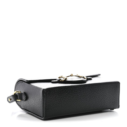 Gucci Calfskin Horsebit 1955 Shoulder Bag Black 4 of 11
