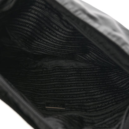 Prada Nylon Vela Flat Messenger Bag Black 6 of 10