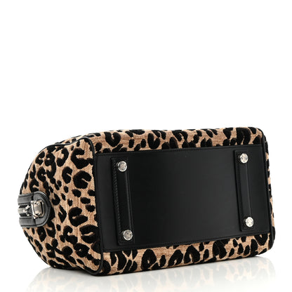 Louis Vuitton Jacquard Velvet Leopard Print Stephen Sprouse Speedy 4 of 16