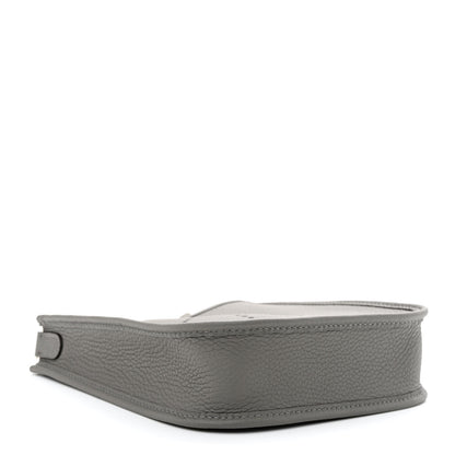 Hermes Taurillon Clemence Evelyne TPM Gris Meyer 4 of 11