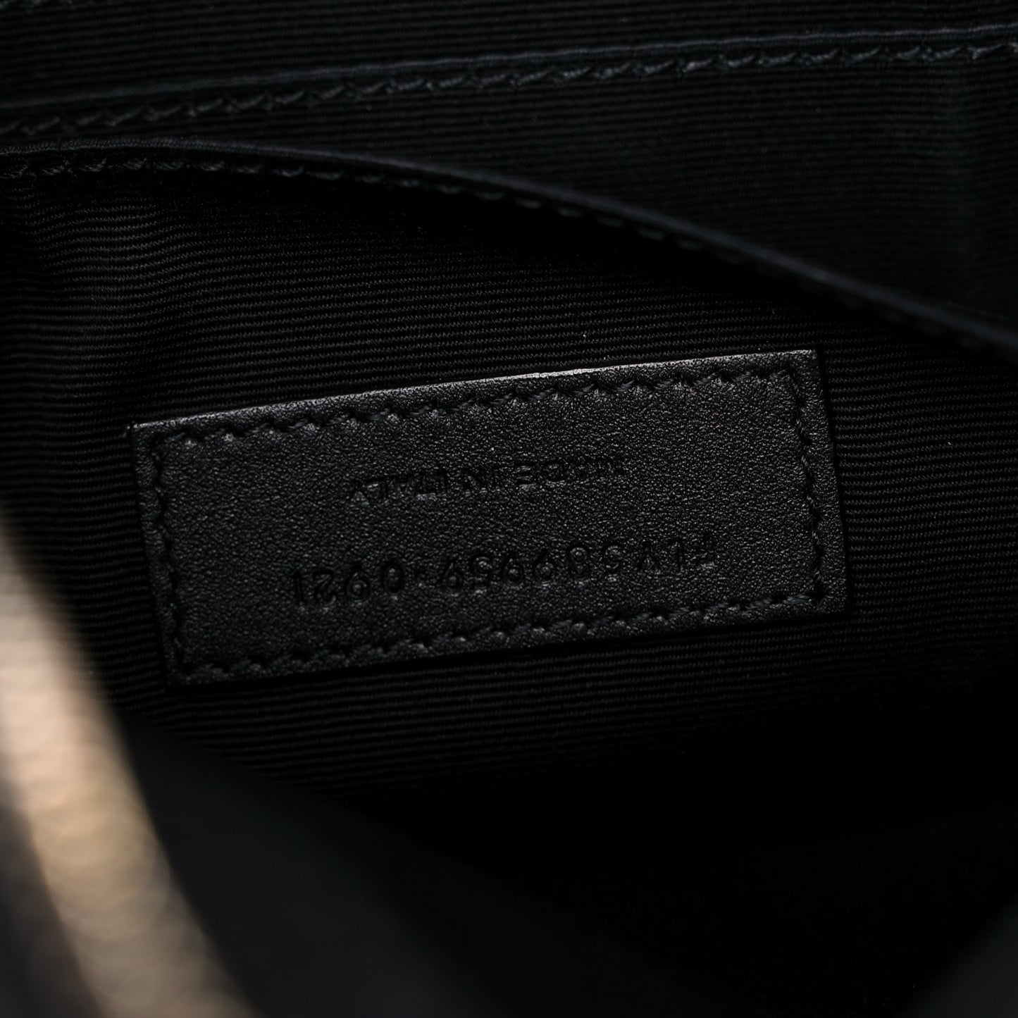Grain De Poudre Monogram Belt Bag Black