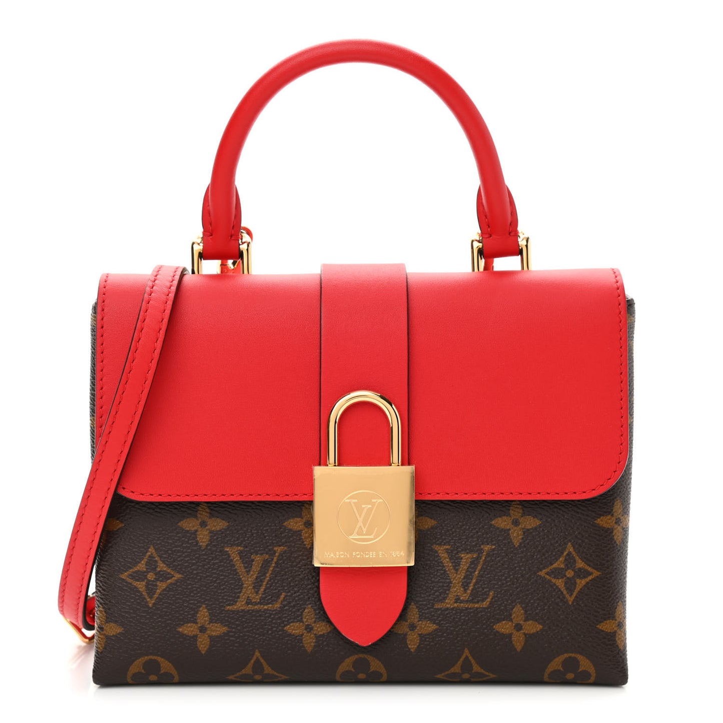 Monogram Locky BB Coquelicot