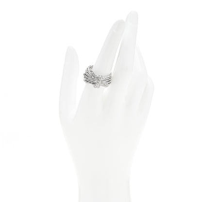 David Yurman Sterling Silver Diamond Angelika Ring 57 8 2 of 6