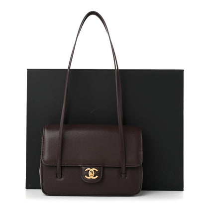 Chanel Shiny Caviar Preppy Coco Small Flap Dark Brown 10 of 10