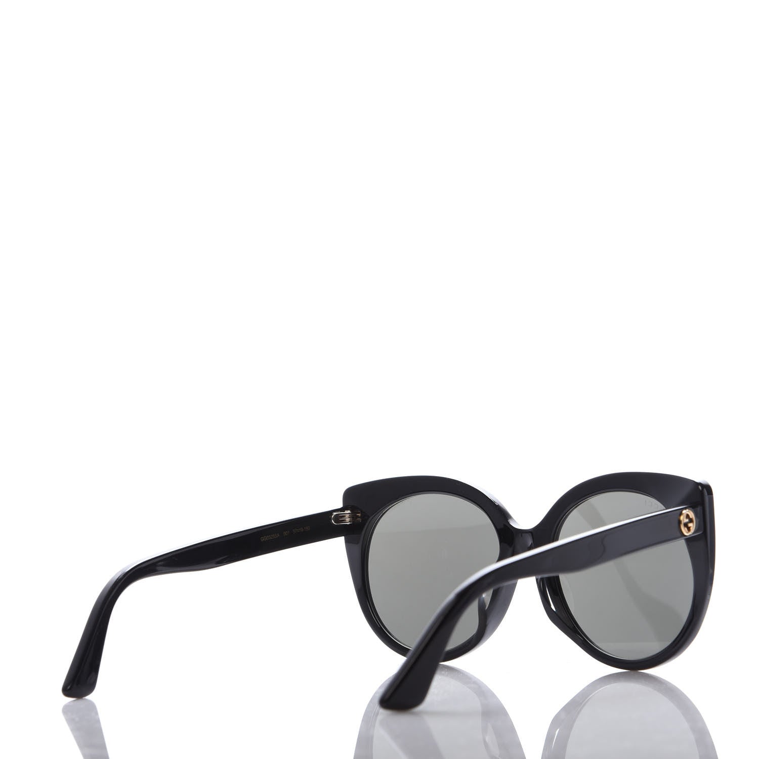 Gucci Cat Eye Sunglasses GG 0325S Black 4 of 8