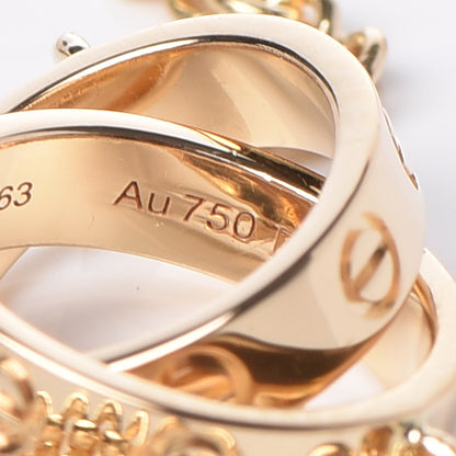Cartier 18K Yellow Gold Interlocking LOVE Bracelet 6 of 8