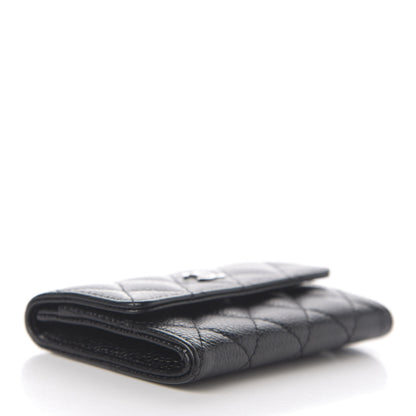 Chanel Caviar Quilted Flap Card Holder Black 3 of 7