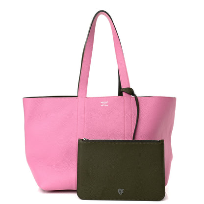 Moynat Taurillon Gex Calfskin Duo Tote Regiment Bougainvillier 1 of 10