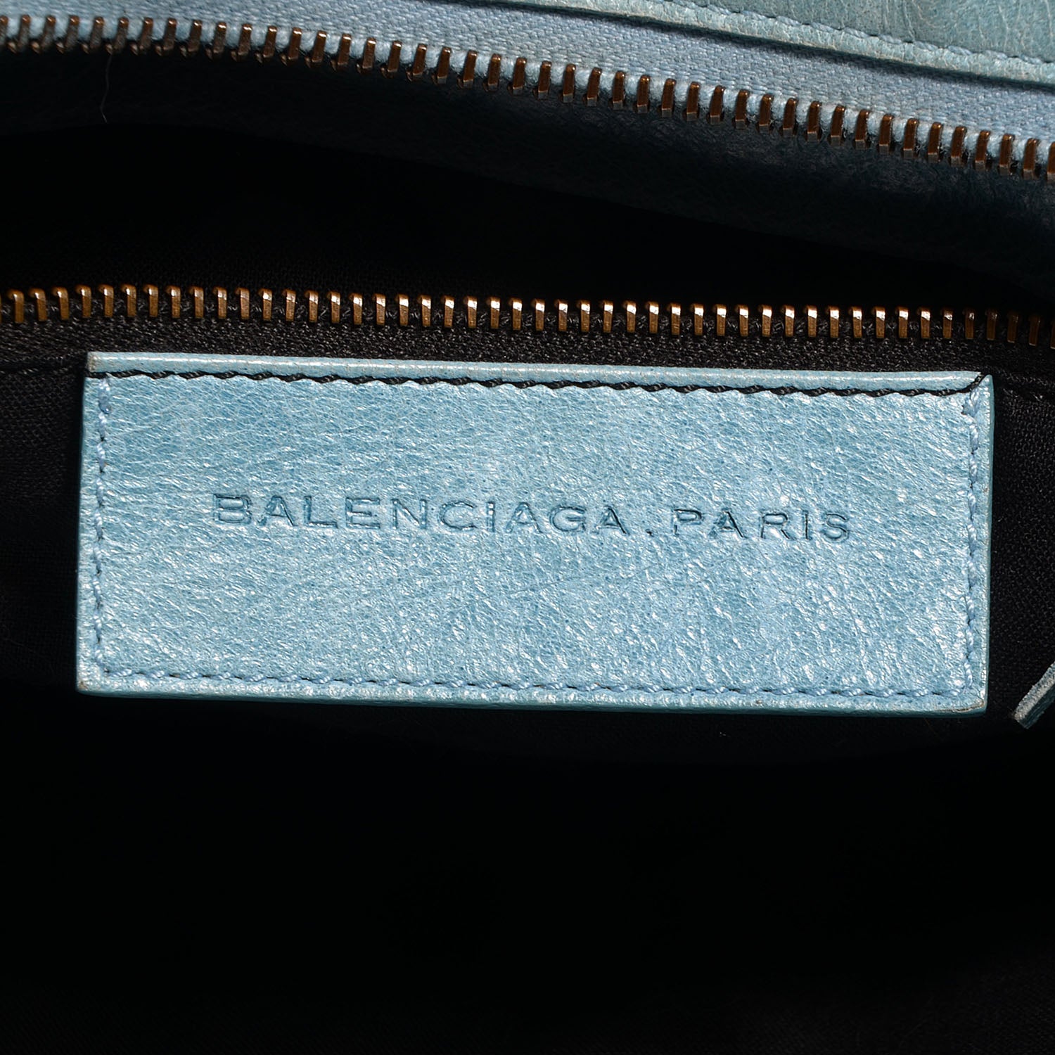 Balenciaga Chevre Work Sky Blue 7 of 10