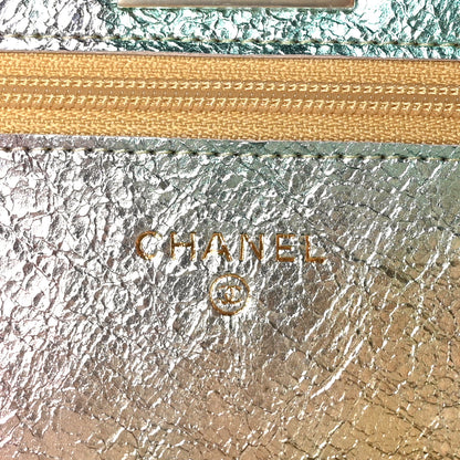 Chanel Metallic Goatskin Quilted 2.55 Reissue Wallet on Chain WOC Multicolor 6 of 12