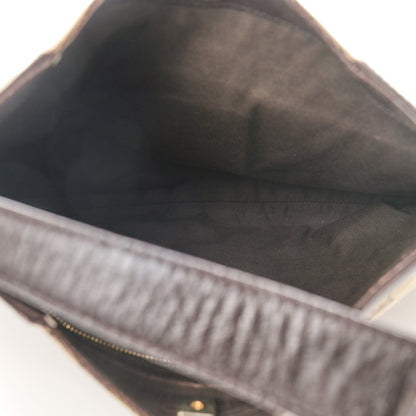 Gucci Monogram Hasler Hobo Dark Brown 5 of 14