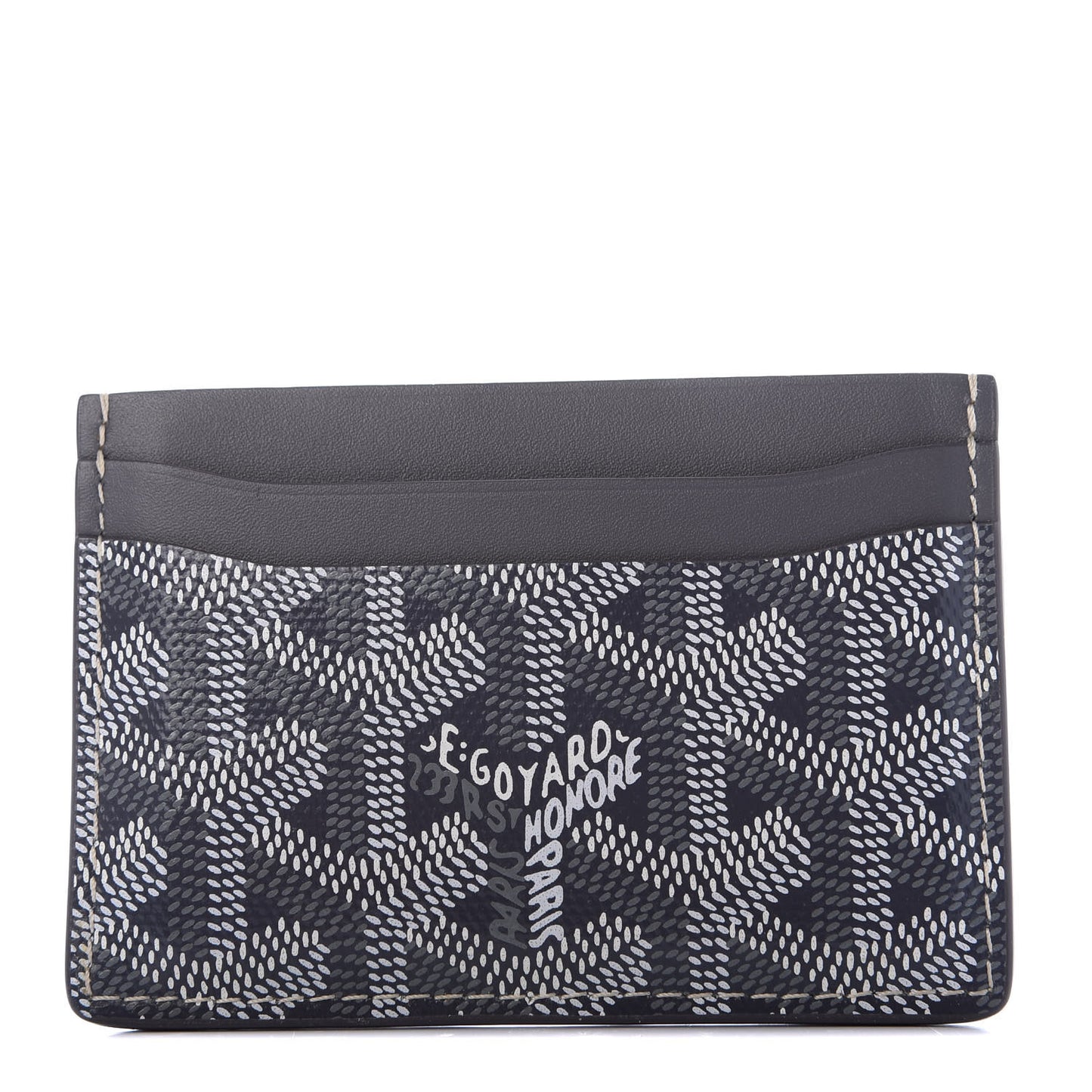Goyardine Saint Sulpice Card Holder Grey