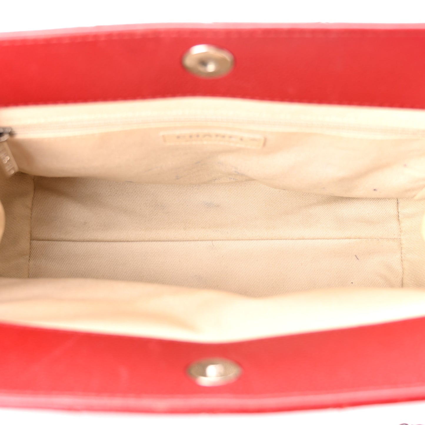 Caviar Quilted Timeless CC Shopping Tote Red