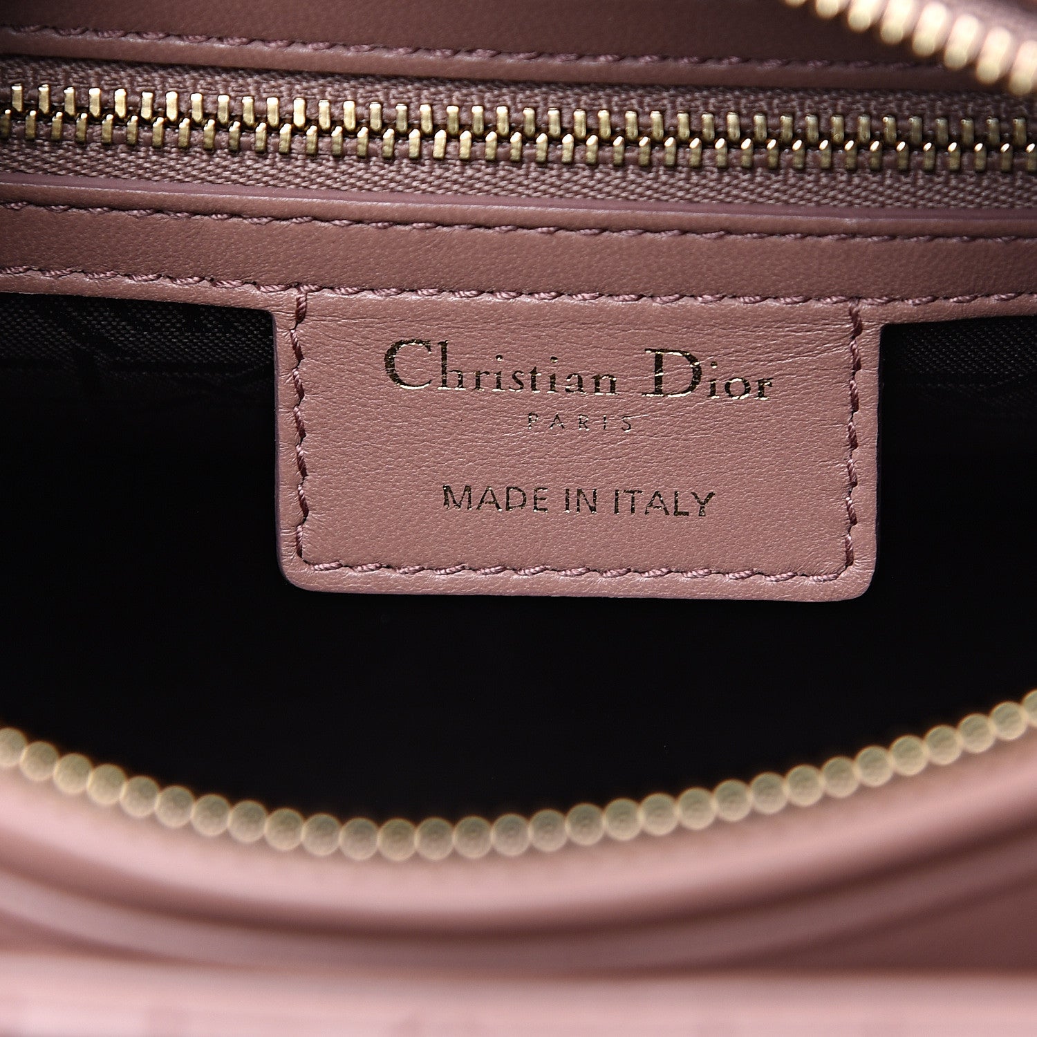 Christian Dior Lambskin Cannage Medium Lady Dior Bois de Rose 5 of 9