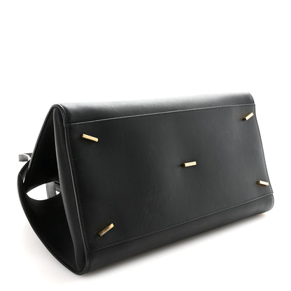 Salvatore Ferragamo Calfskin Medium Hug Bag Black 3 of 9