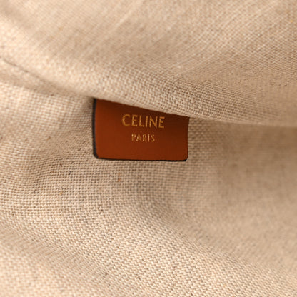Celine Calfskin Large Plein Soleil Pouch White Red 6 of 7