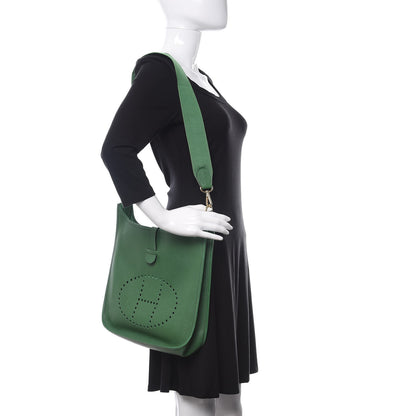 Hermes Courchevel Evelyne GM Vert Bengale 2 of 9