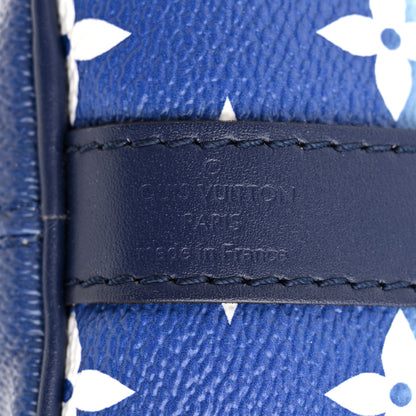 Louis Vuitton Monogram Escale Speedy Bandouliere 30 Blue 7 of 11