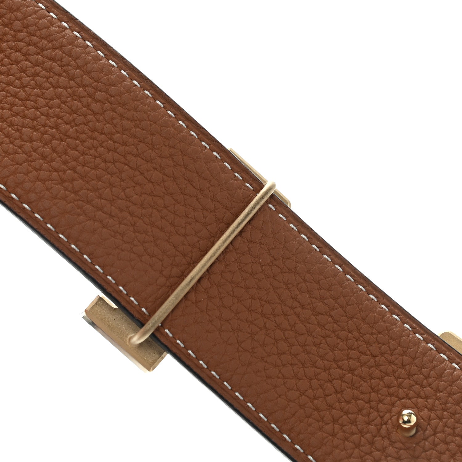 Hermes Box Togo 42mm Constance 2 Belt 95 Black Gold 7 of 8
