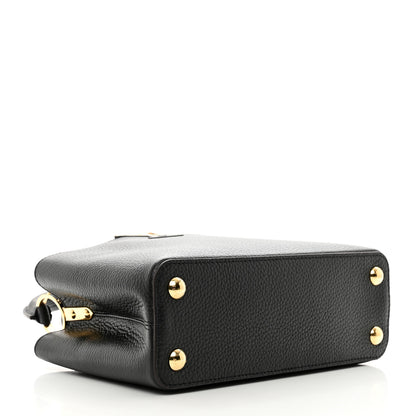 Louis Vuitton Taurillon Capucines BB Black 4 of 9