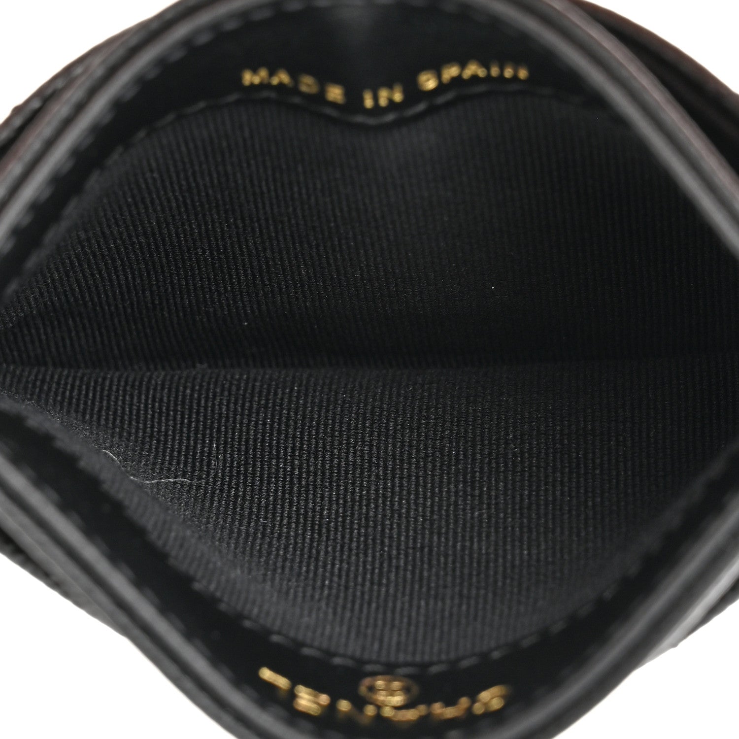 Chanel Caviar Quilted Crystal Card Holder Black 5 of 9
