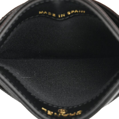 Chanel Caviar Quilted Crystal Card Holder Black 5 of 9