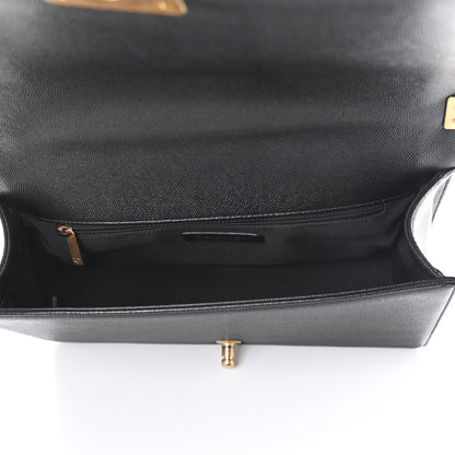 Chanel Caviar Quilted New Medium Boy Flap Black 6 of 11