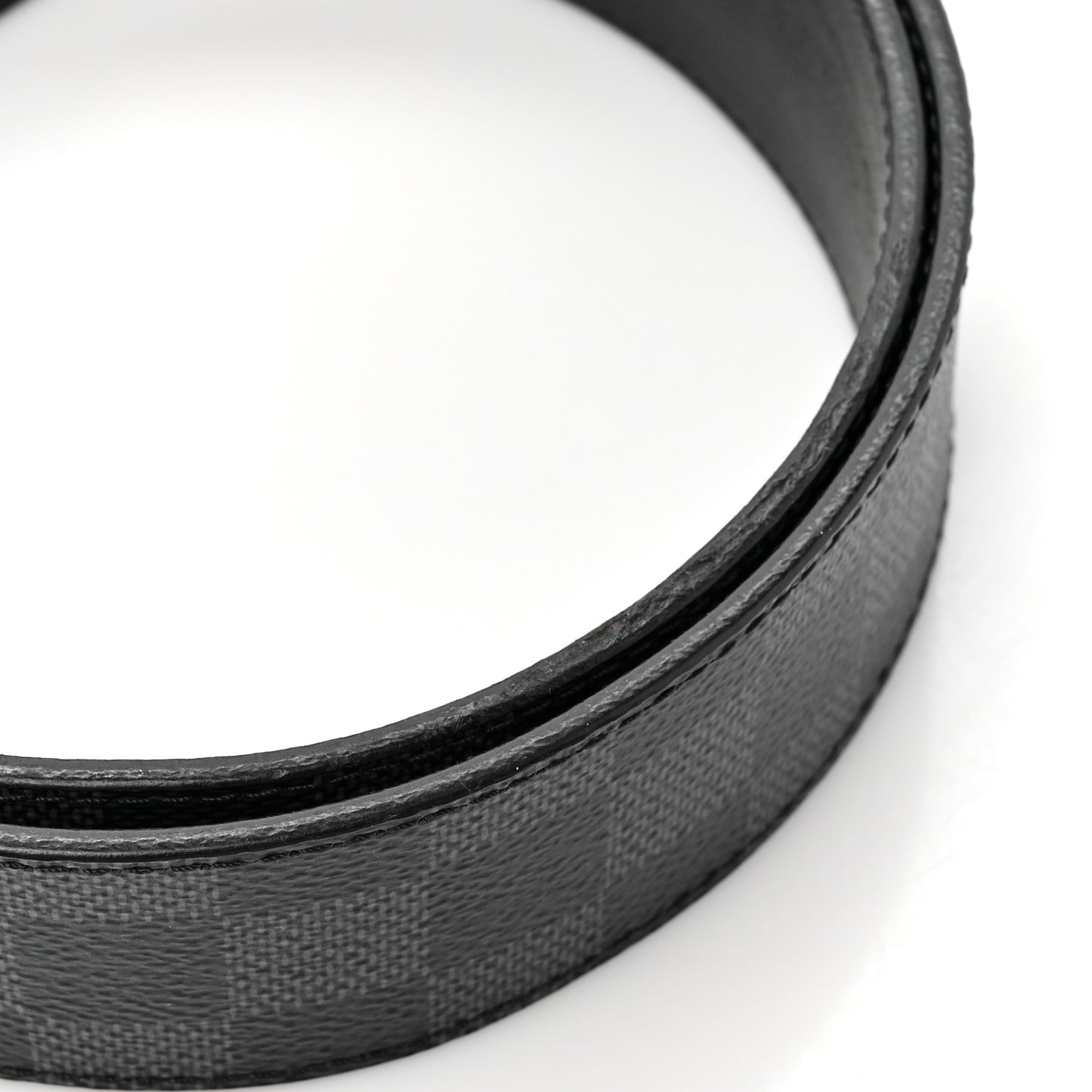 Damier Graphite Calfskin Belt 85 34 Black
