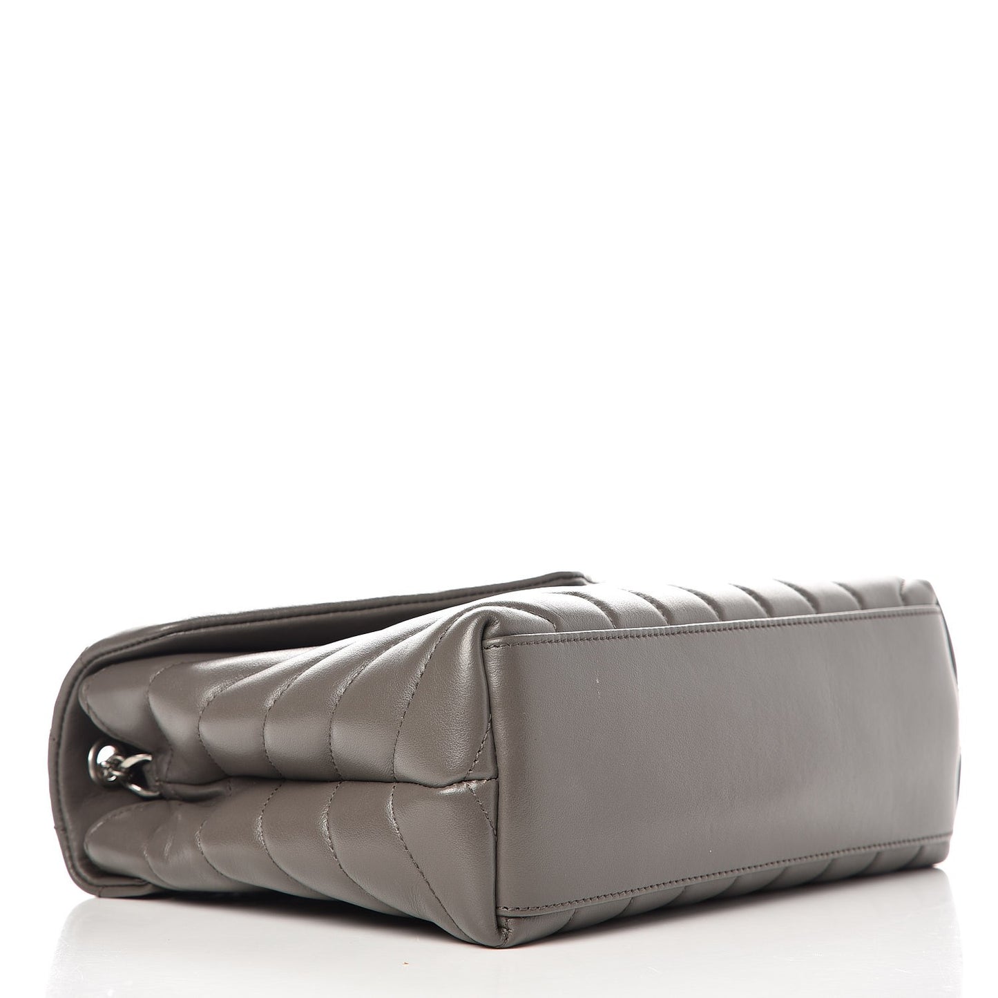 Calfskin Y Quilted Monogram Small Loulou Chain Satchel Earth