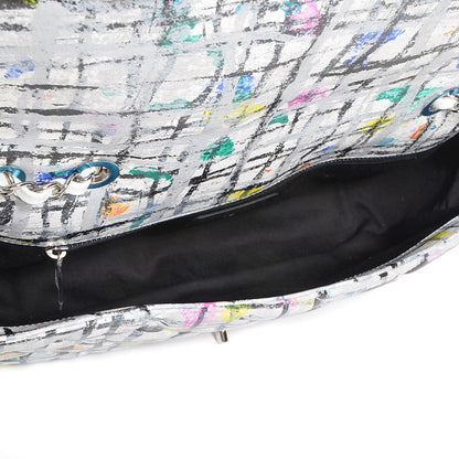 Chanel Calfskin Hand Painted Graffiti Flap Multicolor 5 of 9