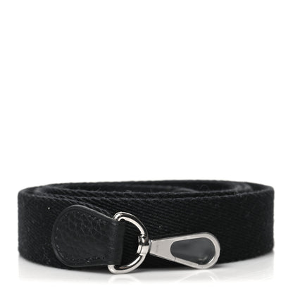 Hermes Toile Taurillon Clemence Shoulder Strap Black 1 of 4