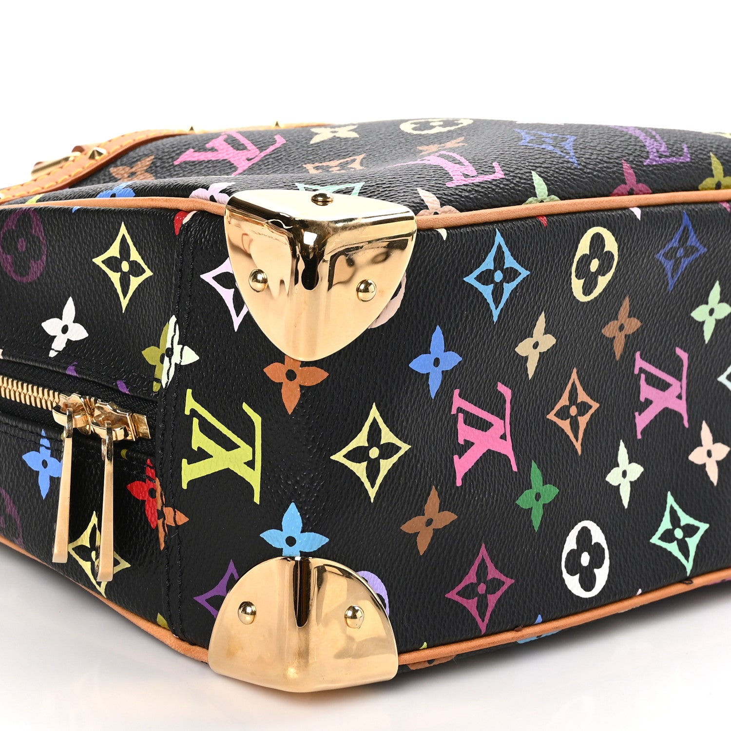 Louis Vuitton Monogram Multicolor Trouville Black 8 of 11