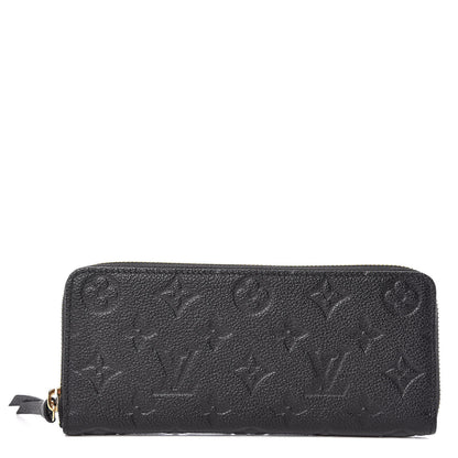 Louis Vuitton Empreinte Clemence Wallet Black 1 of 7