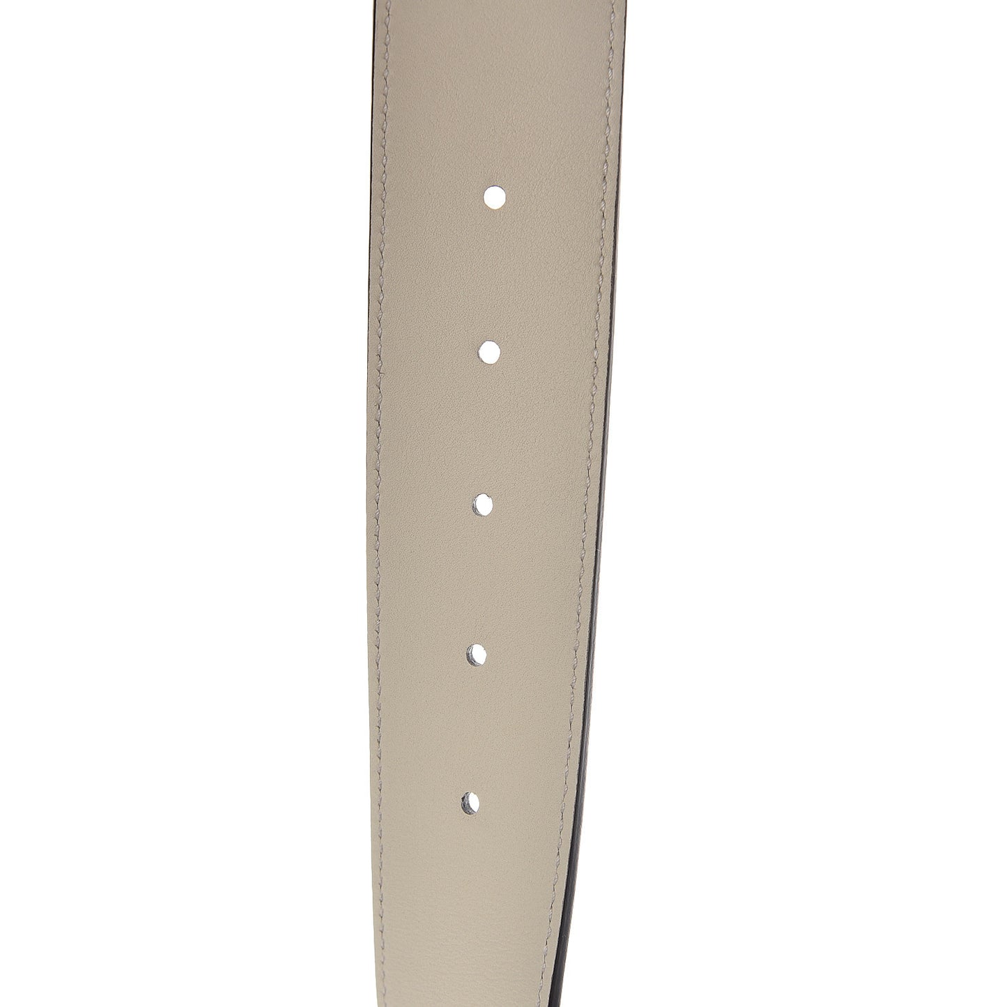 Calfskin Double G 40mm Belt 85 34 Mystic White