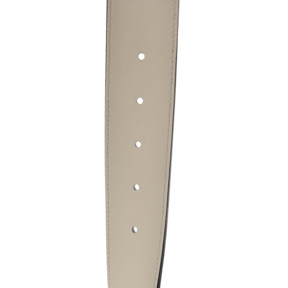 Gucci Calfskin Double G 40mm Belt 85 34 Mystic White 6 of 6