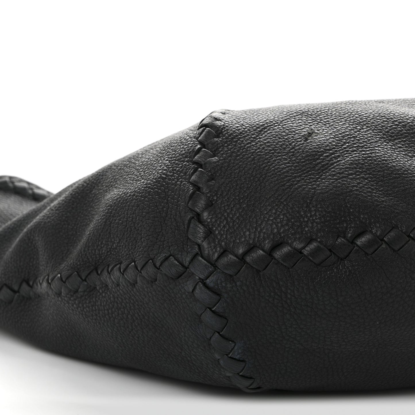 Cervo Deerskin Large Hobo Black