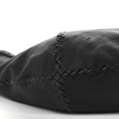 Bottega Veneta Cervo Deerskin Large Hobo Black 9 of 12