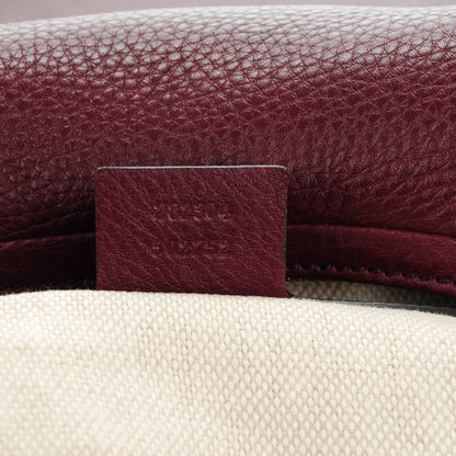 Gucci Pebbled Calfskin Soho Hobo Bordeaux 7 of 7