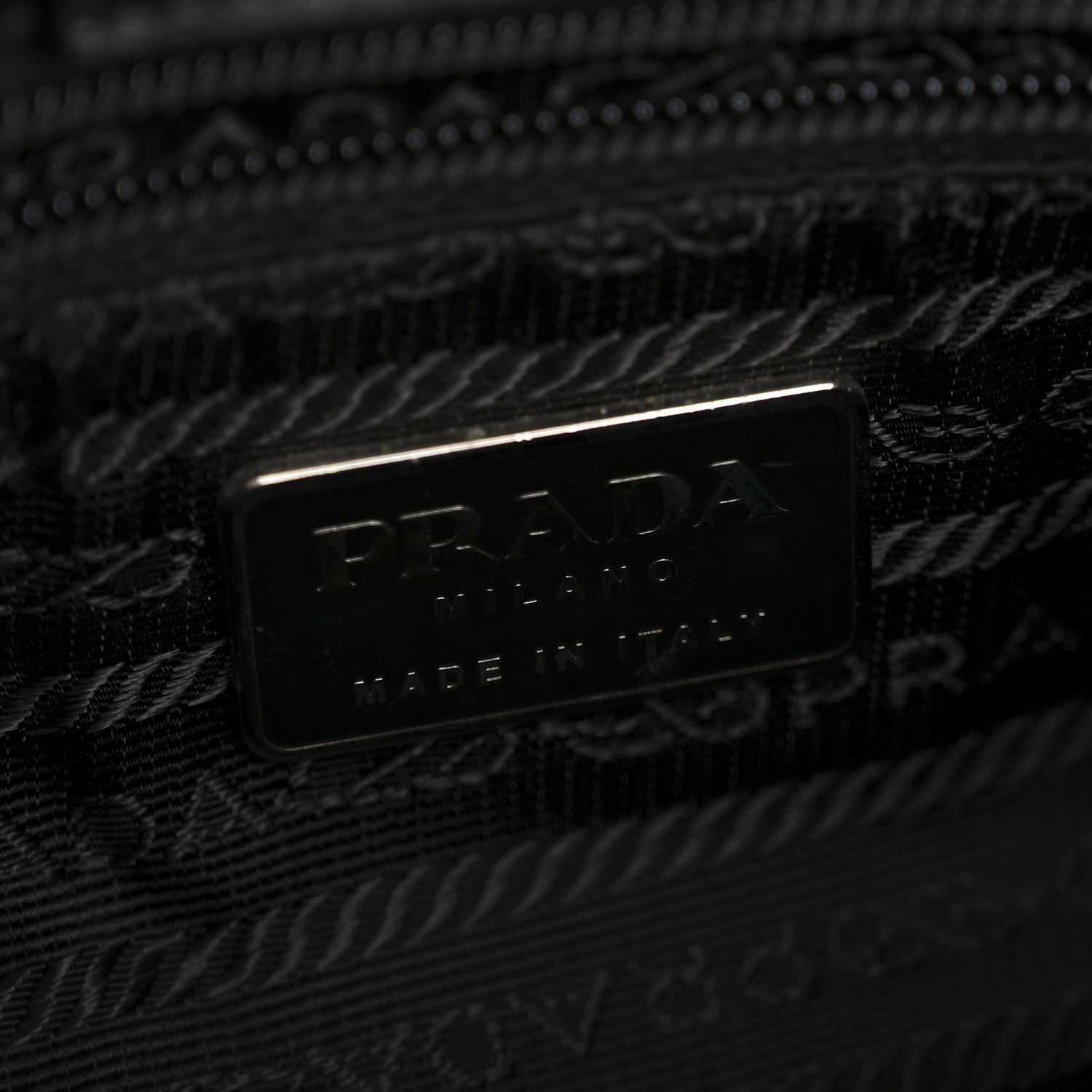 Prada Vitello Trend Shoulder Bag Black 6 of 14