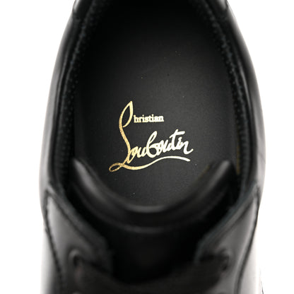 Christian Louboutin Calfskin Vieira Walk Flat Sneakers 38 Black 8 of 9