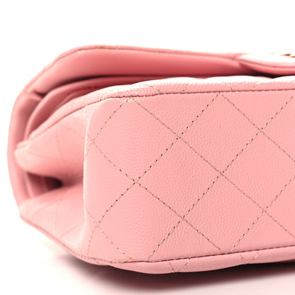 Chanel Caviar Quilted Small Double Flap Pink 9 of 10