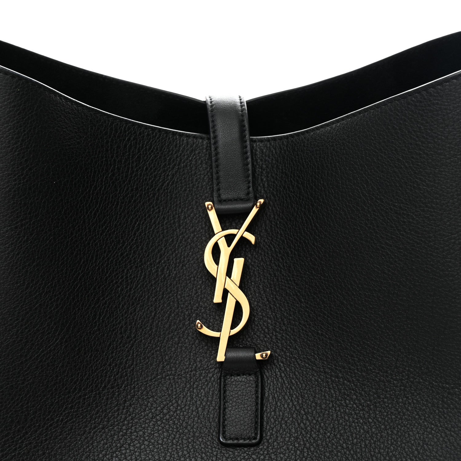 Saint Laurent Supple Calfskin Large Le 5 A 7 Soft Hobo Black 8 of 10