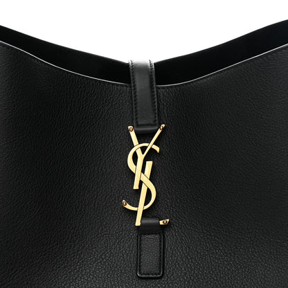 Saint Laurent Supple Calfskin Large Le 5 A 7 Soft Hobo Black 8 of 10