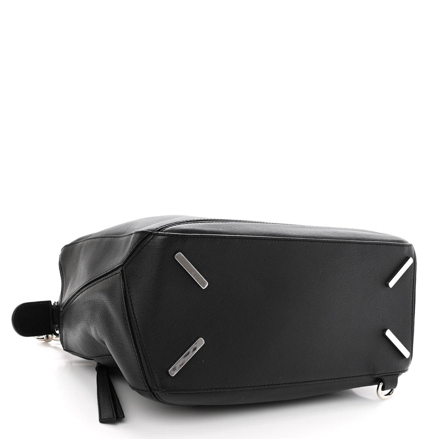 Calfskin Medium Puzzle Bag Black