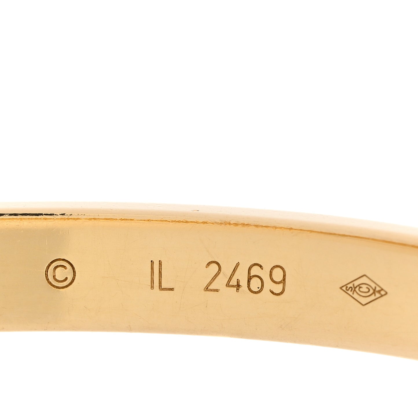 18K Yellow Gold LOVE Bracelet 17