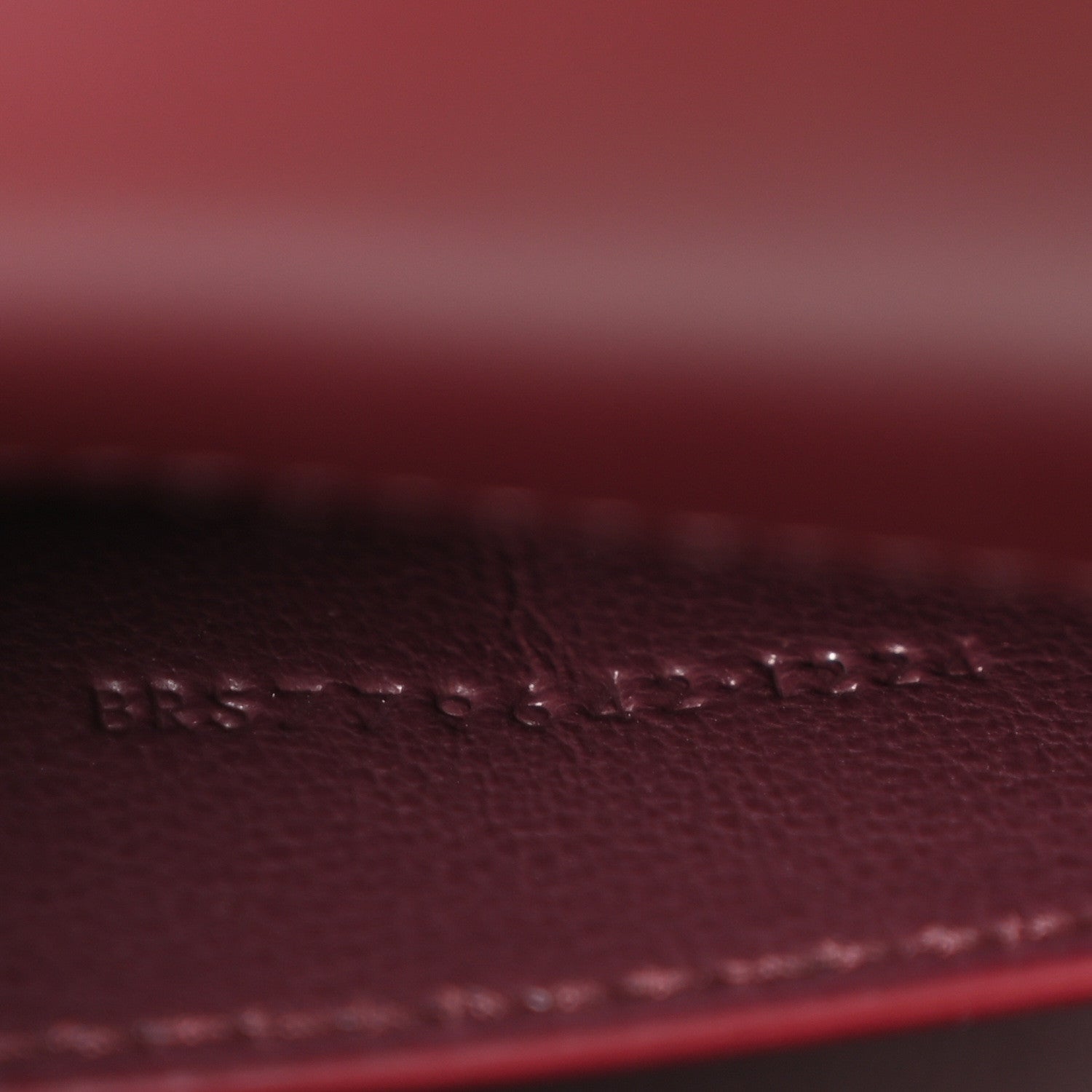 Saint Laurent Box Calfskin Mini Voltaire Shoulder Bag Rouge Cabernet 7 of 10